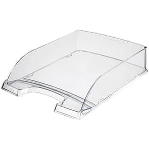 LEITZ Briefablage Transparent Plus, DIN A4