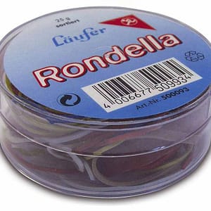 Läufer Gummibänder RONDELLA im Karton, 200 x 6mm, 1.000 g