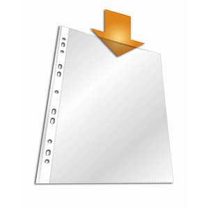 Durable Prospekthüllen, DIN A4, transparent, 0,08mm, 100 Stück