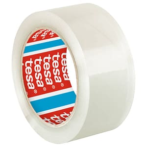 tesa Packband tesapack® 4195 transparent, braun, weiß, 50,0mm x 66,0m 1 Rolle