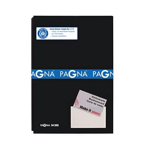 PAGNA Unterschriftenmappe DE LUXE 20 Fächer schwarz