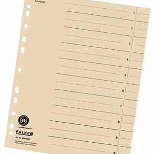 FALKEN Trennblätter beige, Inh. 100