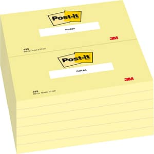 Post-it® Notes /655, gelb, 127 x 76mm