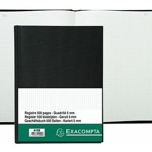 EXACOMPTA Geschäftsbuch, DIN A4, 250 Blatt, kariert