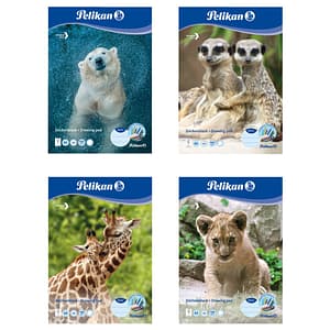 PELIKAN Zeichenblock Tiere, A3, 20 Blatt