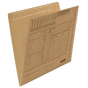 FALKEN Einstellmappe braun A4, 230g/m²