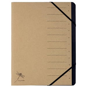 PAGNA Ordnungsmappe Pur, mit Fächern, natur