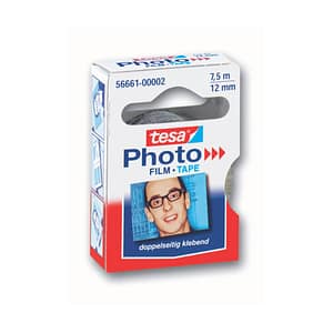 TESA Fotofilm, 1,2cm x 7,5m, doppelseitig klebend