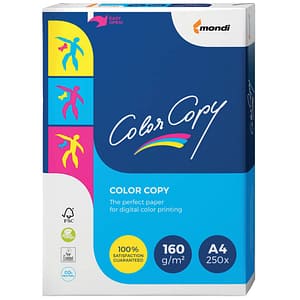 MONDI Color Copy Laserpapier, DIN A4, 120g/qm, 160g/qm, 200g/qm