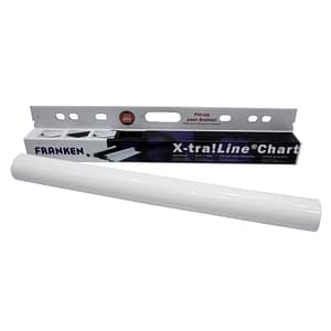 Flipchartfolie X-tra!Line, Rolle, PP-Folie, Rolle, 60 x 80 cm, 25 Blatt, weiß FRANKEN