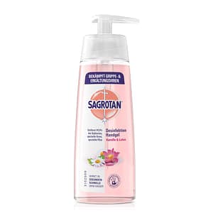 Handdesinfektionsgel Kamille & Lotus im Spender, 200ml SAGROTAN 3204982