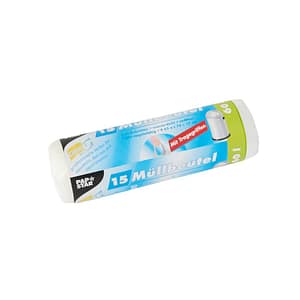 Müllbeutel mit Tragegriffen, 60L, 15 Stück PAPSTAR