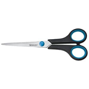 WESTCOTT Schere Easy Grip schwarz-blau, für Rechtshänder