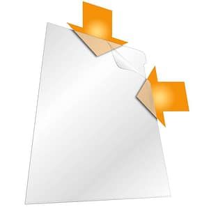 100 DURABLE Sichthüllen DIN A4 transparent genarbt, 0,11mm