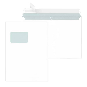 MAILmedia Briefumschläge DIN C4 weiß haftklebend 500 St.