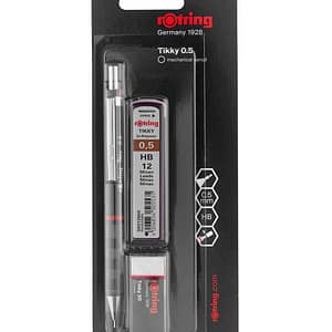 rotring Tikky Druckbleistift-Set schwarz HB 0,5mm, 1 Set