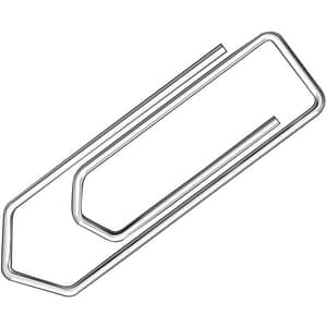 DURABLE Büroklammern silber verzinkt, 26mm