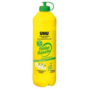 UHU Alleskleber flinke Flasche ohne Lösungsmittel Nachfüllflasche, 950g