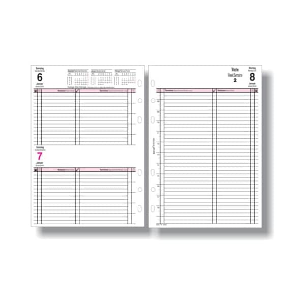 bind Kalendereinlage 2026 A5