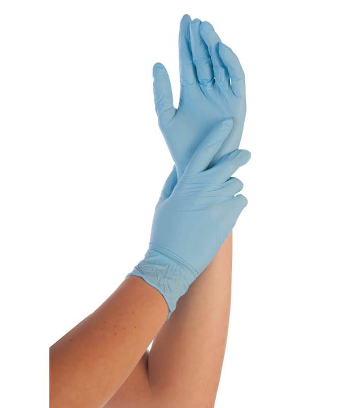 HYGOSTAR unisex Einmalhandschuhe SAFE LIGHT blau, 100 St.