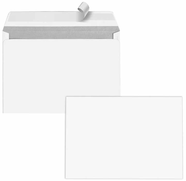 BONG Briefumschläge TopSTAR DIN C5 ohne Fenster hochweiß haftklebend 25 St.