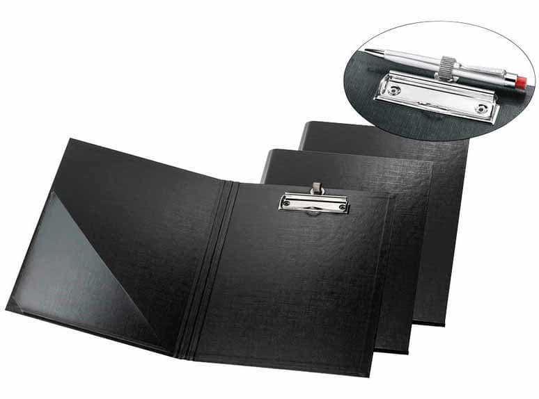 FALKEN Klemmbrettmappe DIN A4 schwarz Karton