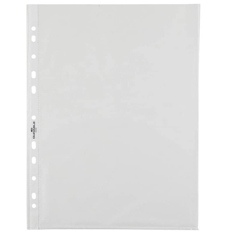 Durable Prospekthüllen, DIN A4, transparent, 0,06mm, 100 Stück