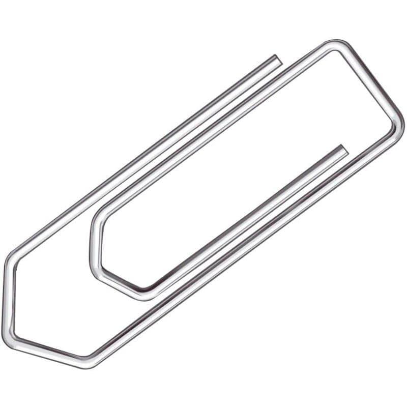 DURABLE Büroklammern silber verzinkt, 26mm