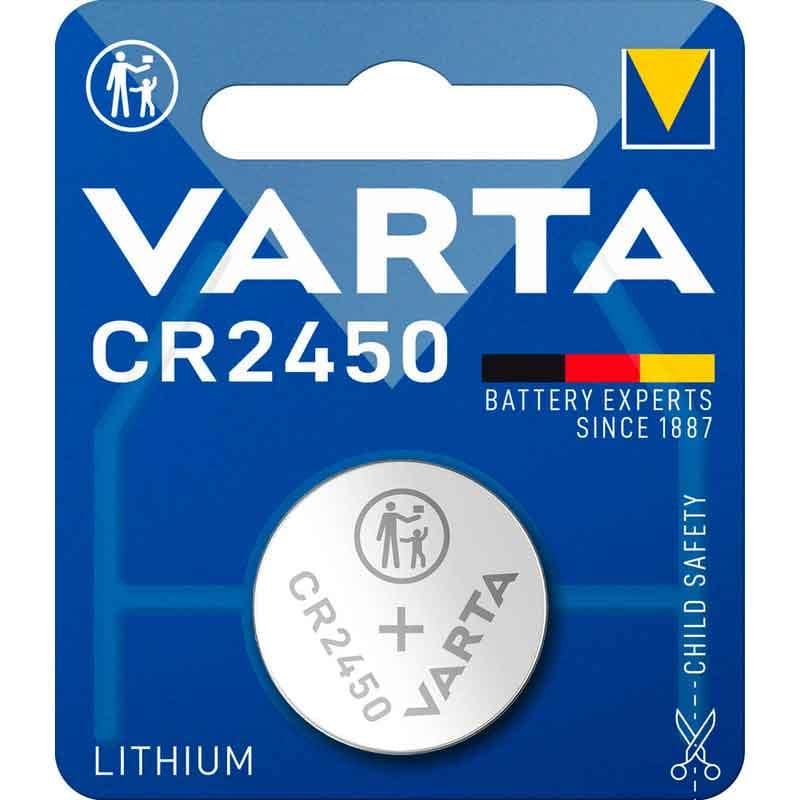 Knopfzelle CR2450 3V, VARTA