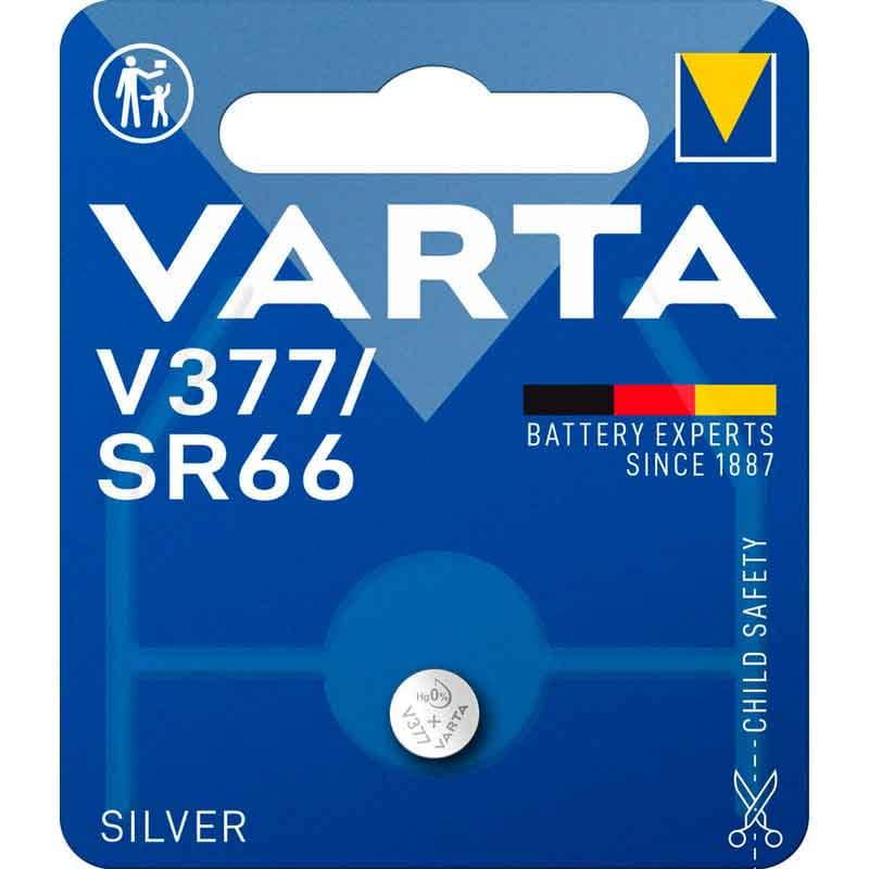 Knopfzelle V377 1,55V, VARTA