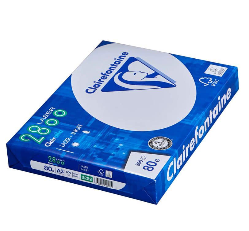 Clairefontaine Kopierpapier Laser2800 DIN A3 80g/qm 500 Blatt
