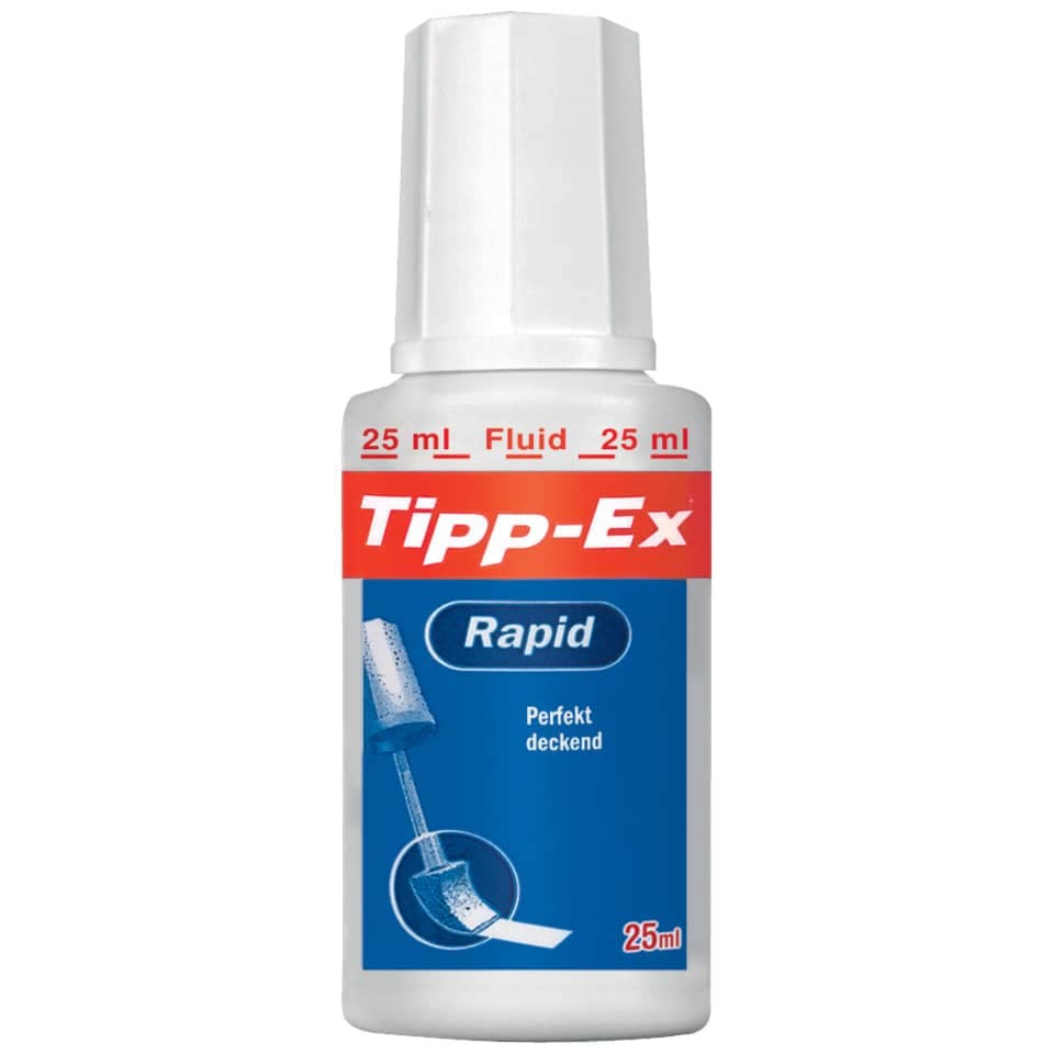 Tipp-Ex Korrektur-Fluid Rapid Dekor/8119142 weiß 25ml