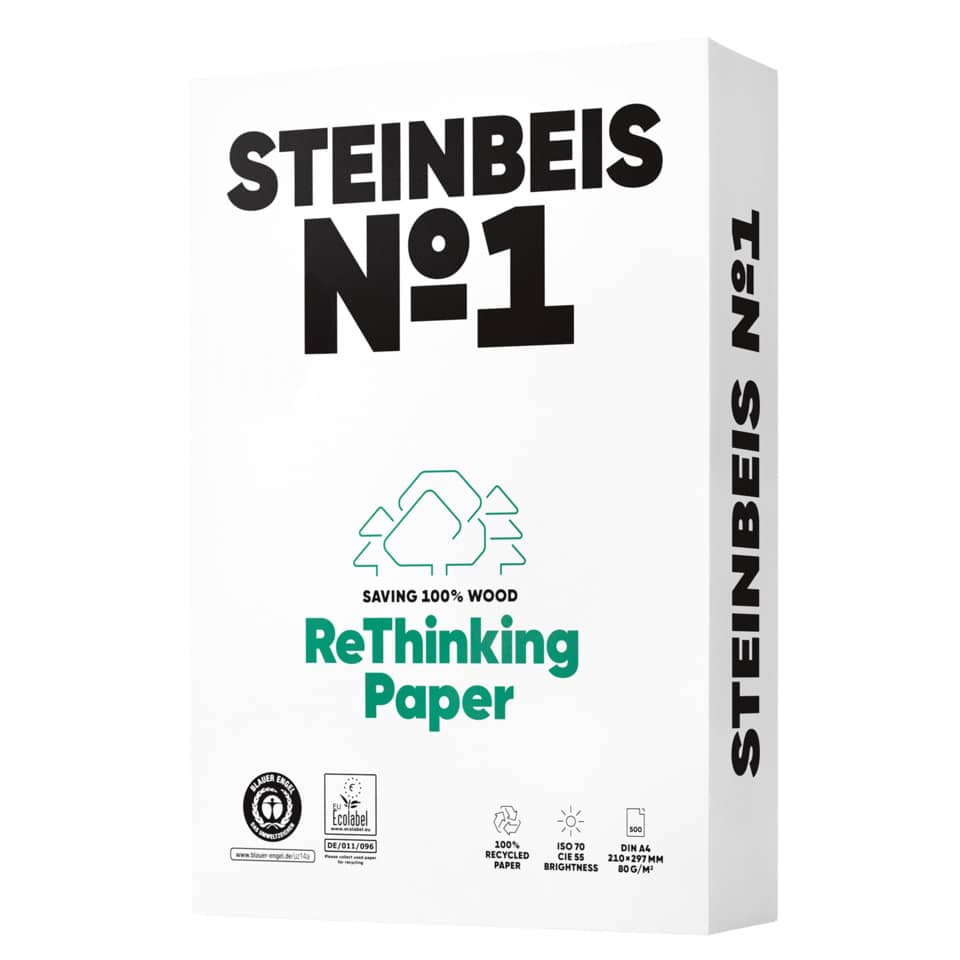 STEINBEIS Recyclingpapier DIN A4 80g/qm 500 Blatt