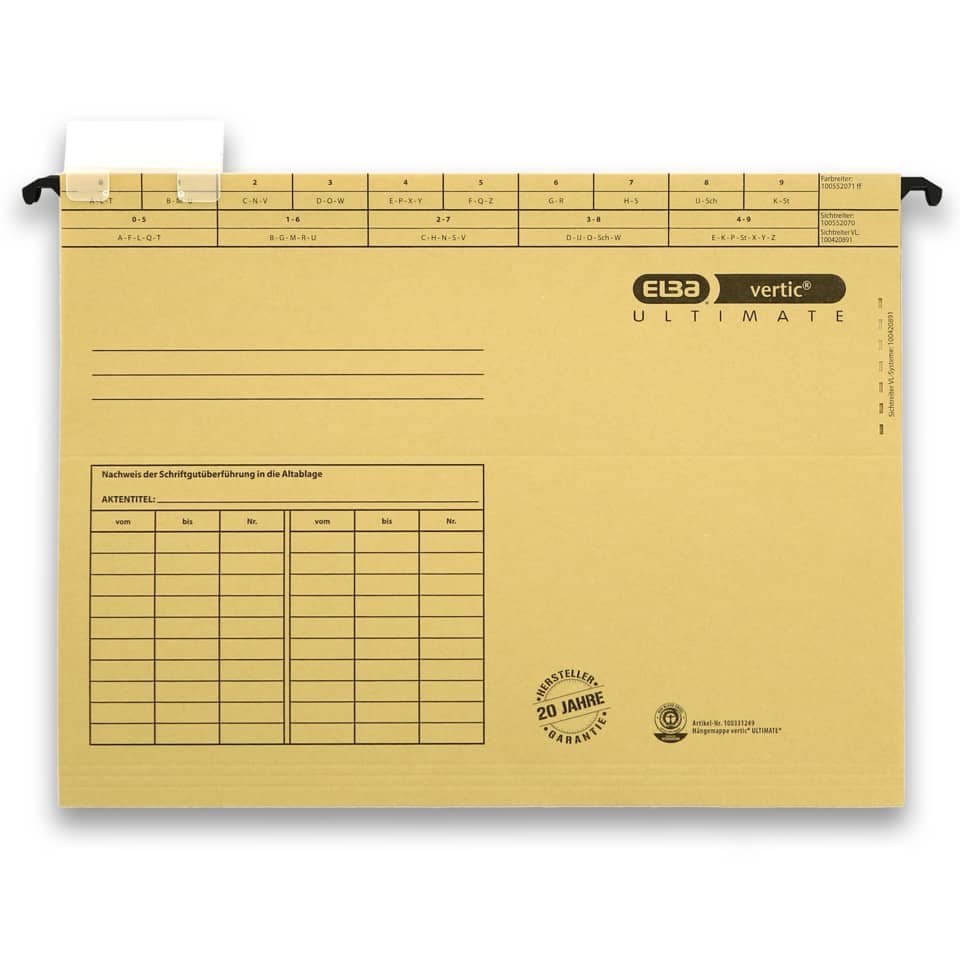 ELBA Hängemappe vertic ULTIMATE braun – Bild 2