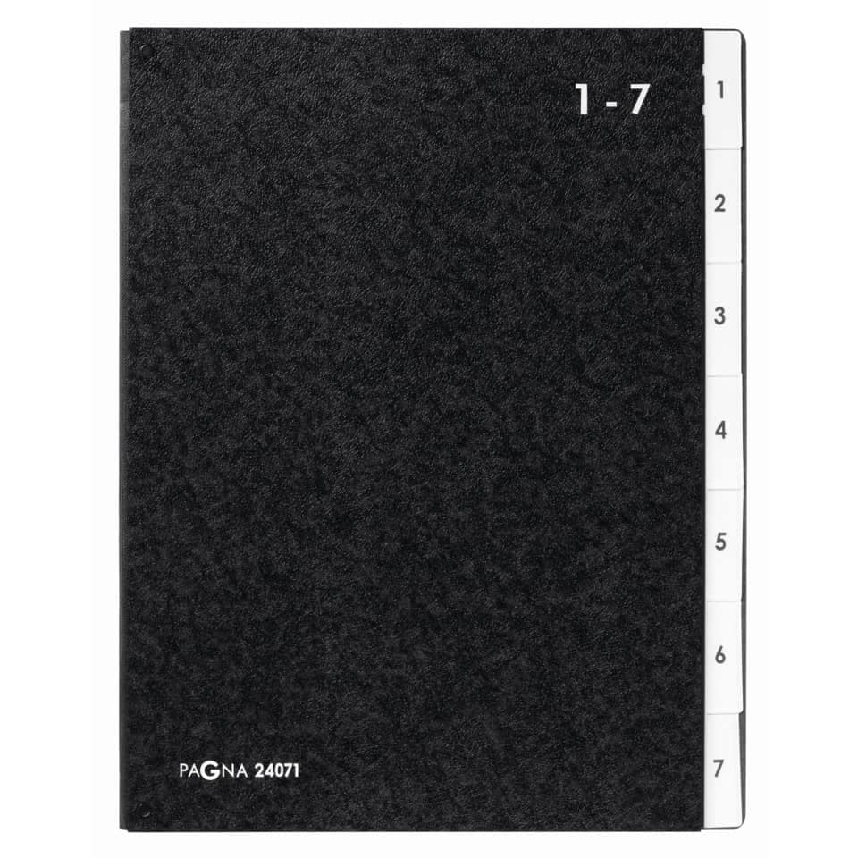 PAGNA Pultordner 1-7, A4, schwarz – Bild 2