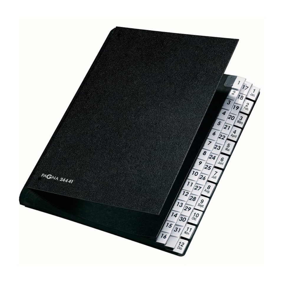 PAGNA Pultordner Classic, 44-teilig, schwarz – Bild 2