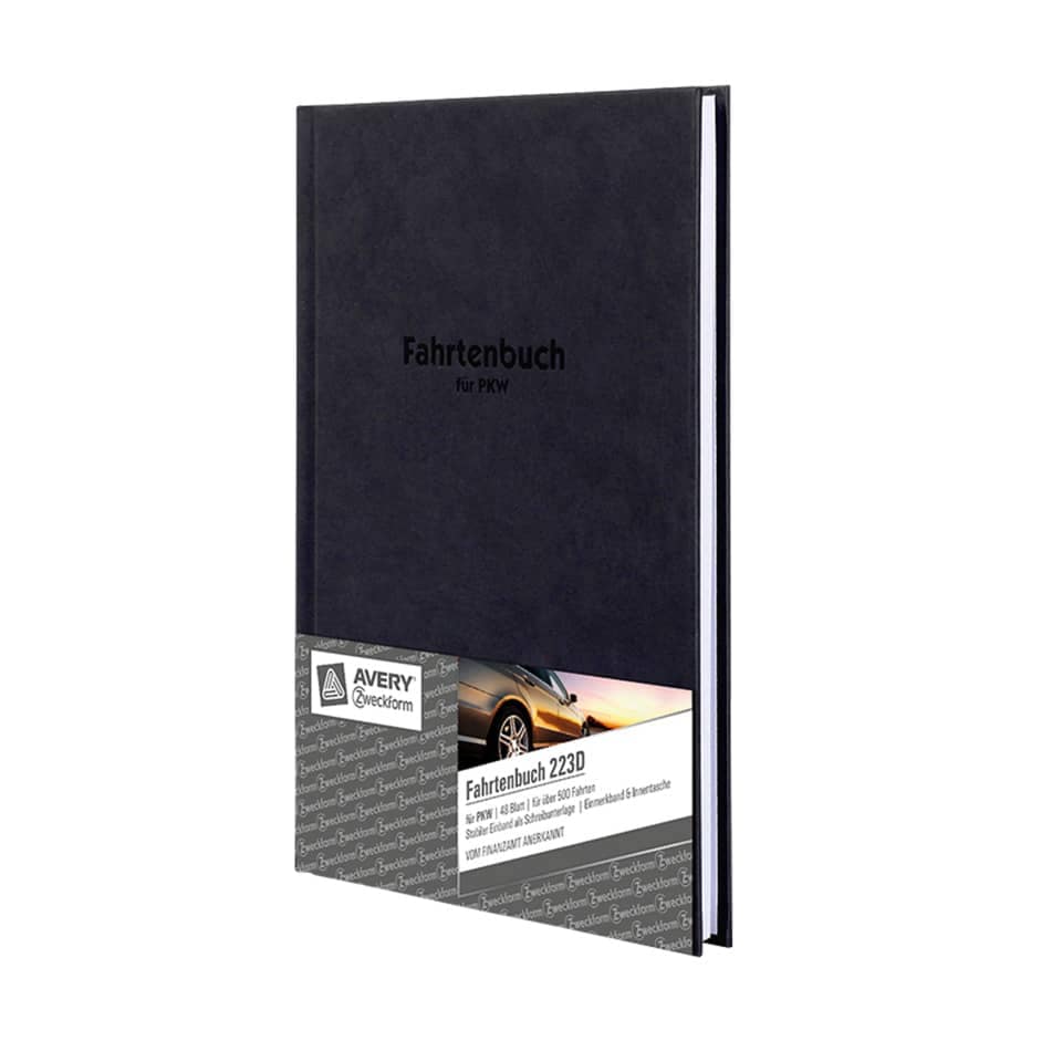 AVERY ZWECKFORM Fahrtenbuch 223D Hardcover, A5, 48 Blatt – Bild 2