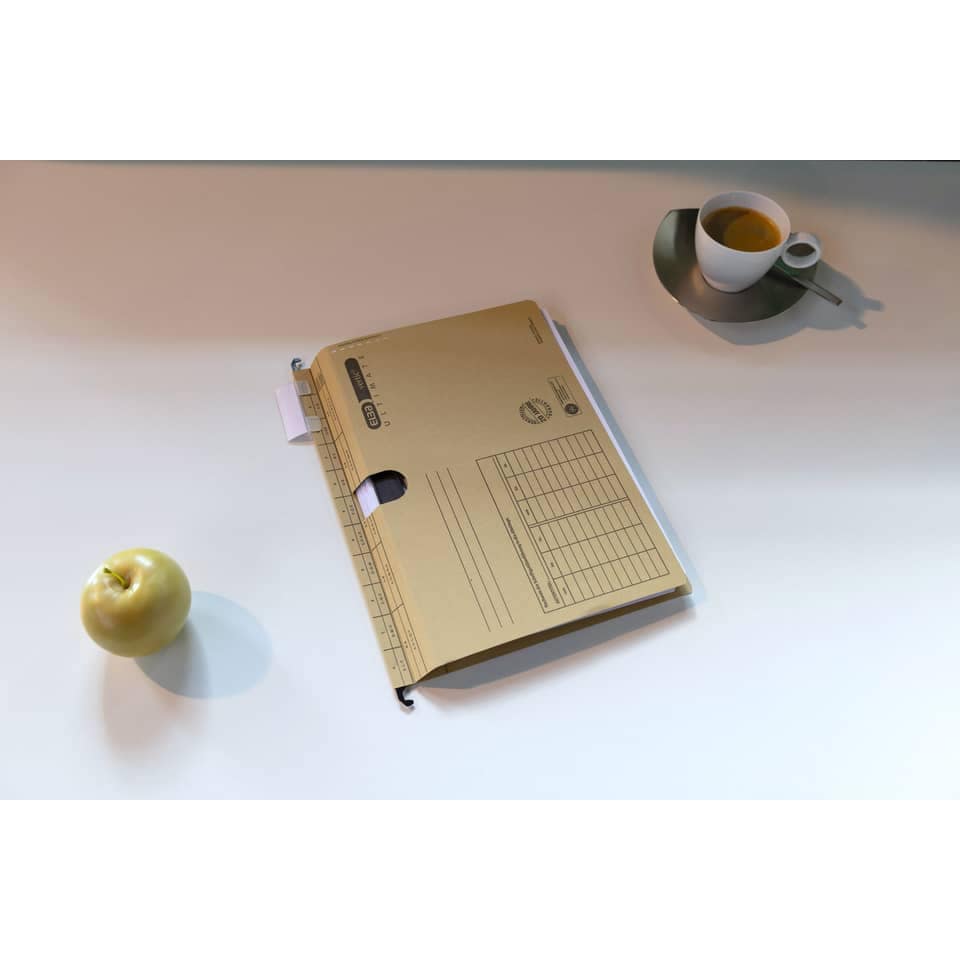 ELBA Hängehefter vertic Ultimate, A4, 240g/m², kaufmännische BZ-Heftung, braun – Bild 3