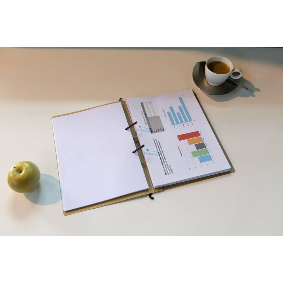 ELBA Hängehefter vertic Ultimate, A4, 240g/m², kaufmännische BZ-Heftung, braun – Bild 4