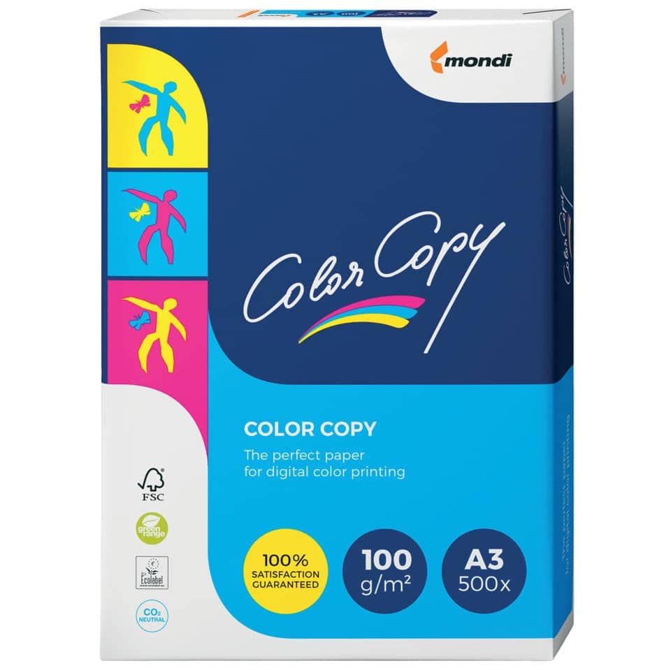 MONDI Color Copy Laserpapier, DIN A3, 90g/qm, 100g/qm