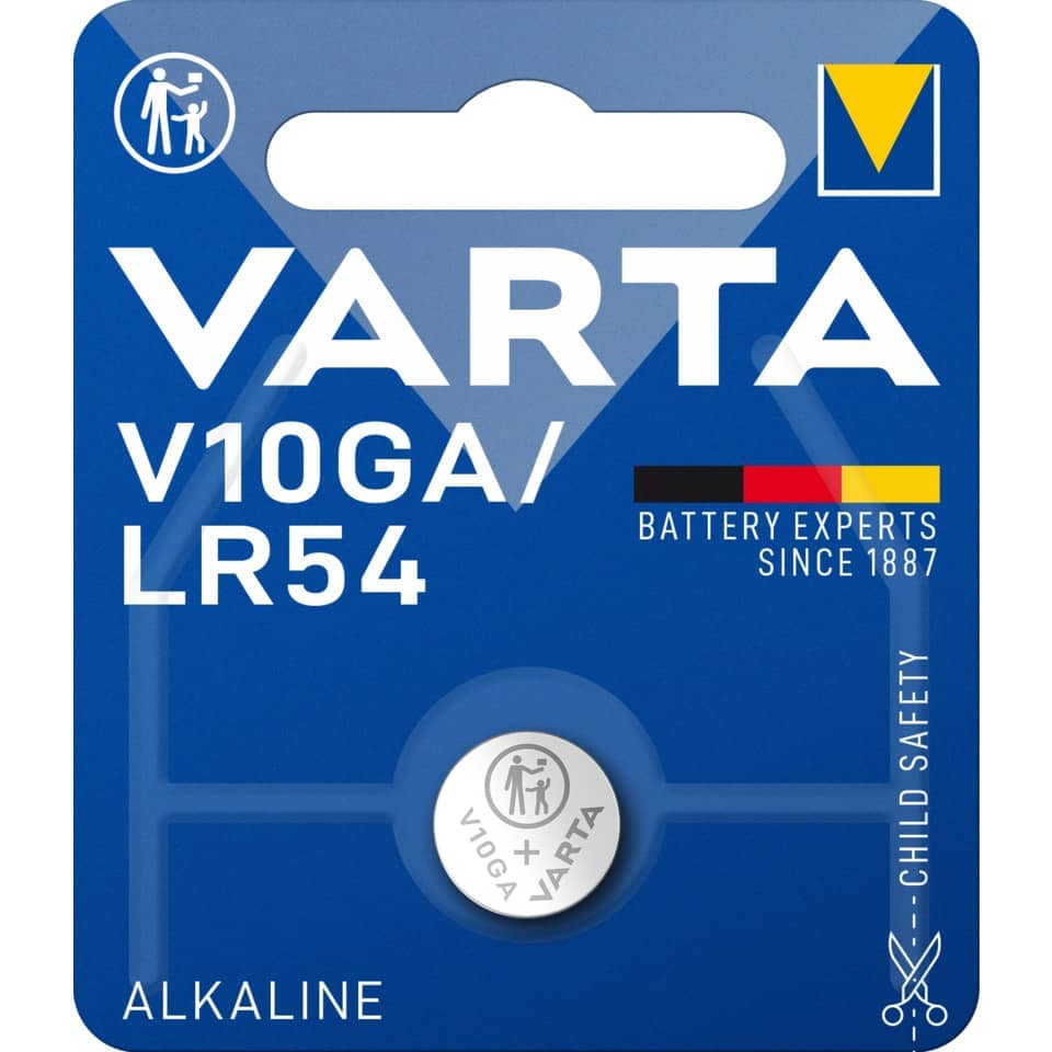 Knopfzelle V10GA/LR54 1,5V, VARTA